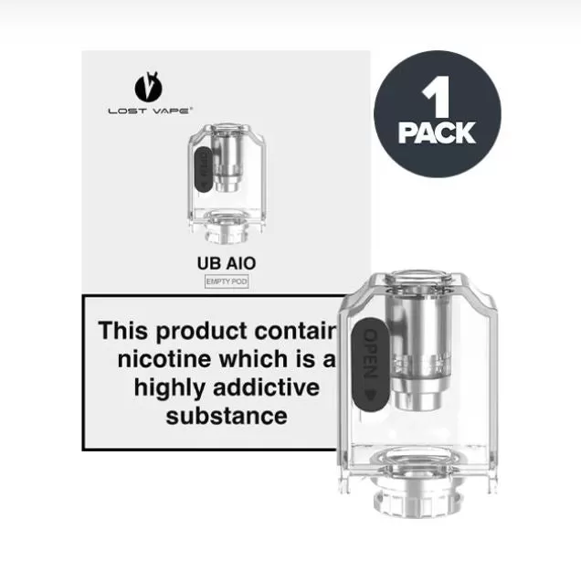 Lost Vape - UB AIO Replacement Empty Pods - Ice White - Image 2