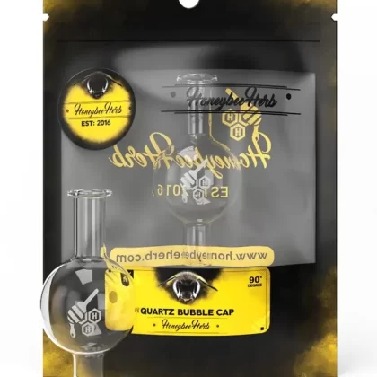 Honeybee Herb Quartz Bubble Carb Cap - Ejuicewarehouse