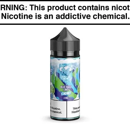 BLUE RAZZ LIME ICE BY PUFF FRUITS 100ML - Vapejuice