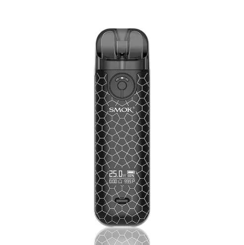 SMOK NOVO 4 25W POD KIT - Black Armor, Black Stabilizing Wood