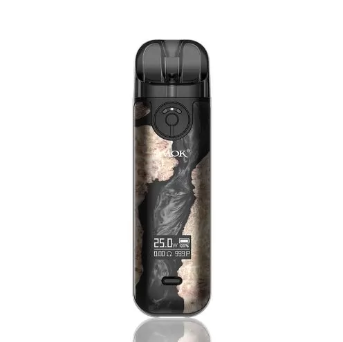 SMOK NOVO 4 25W POD KIT - Black Armor, Black Stabilizing Wood - Image 3