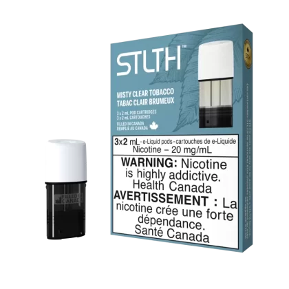 STLTH Pod Pack - Misty Clear Tobacco - 20 mg/mL (wholeseller) - Excise NB, 20 mg/mL (wholeseller) - Excise PE (BD05EC)
