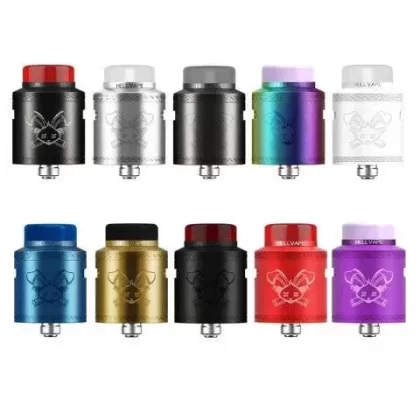 Hellvape Dead Rabbit V2 RDA - colour#Blue>Red>Pearl White>Black>Full Matte Black>Gunmetal>Purple>Stainless Steel>Gold>Rainbow