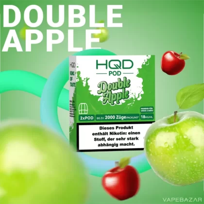 HQD Cirak 2 Pods – Double Apple - HQD Cirak / Nein / 2ml / 18mg/ml