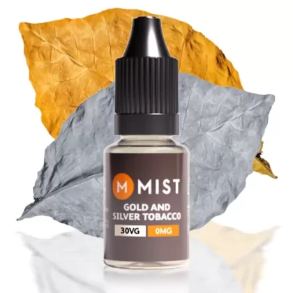Gold & Silver Tobacco E Liquid 10ml - 30PG/70VG (Extra Vapour) / X.LOW 3mg
