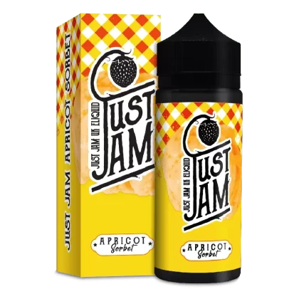 APRICOT SORBET E LIQUID BY JUST JAM 100ML 80VG