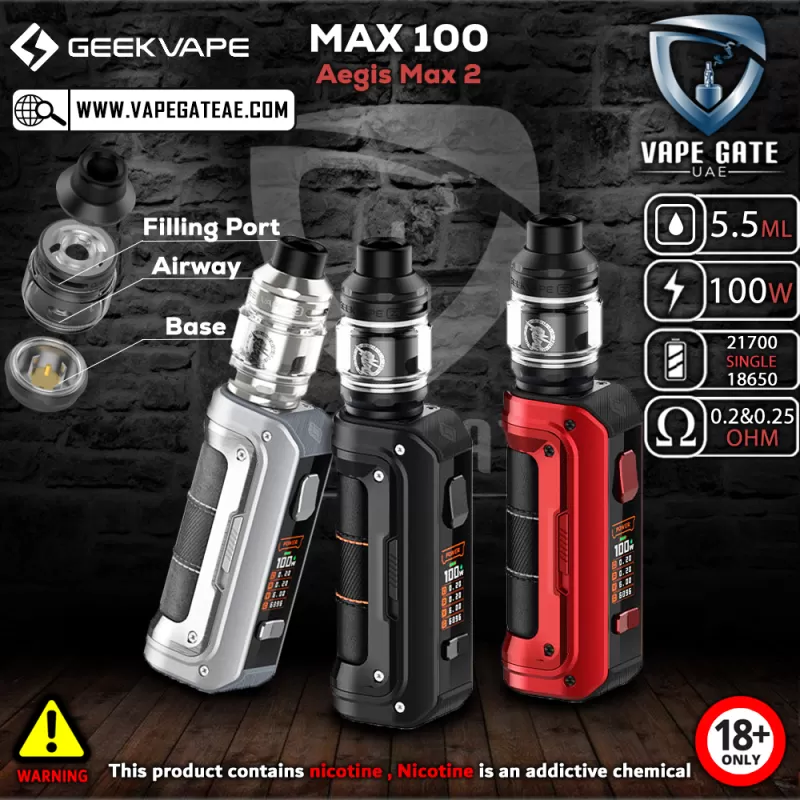 Geekvape Max100 (Aegis Max 2) 100W Kit - Blue, Silver
