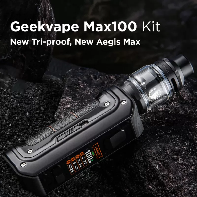Geekvape Max100 (Aegis Max 2) 100W Kit - Blue, Silver - Image 2