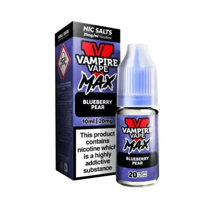 Blueberry Pear Nic Salt E-Liquid by Vampire Vape Max - 10 mg - Medium Strength