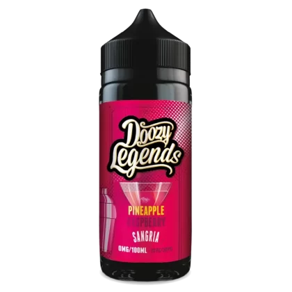 Doozy Legends 100ml E-Liquid Shortfill Pineapple Raspberry Sangria - Vape Product