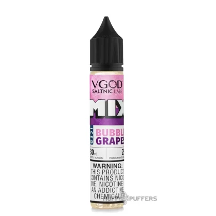 VGOD SaltNic Mix – Iced Bubbles Grapes 30mL - Vape Product, Vape Product