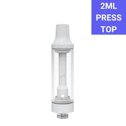 Full Ceramic 2ml Vape Cartridge – Press Top - Discountvapepen