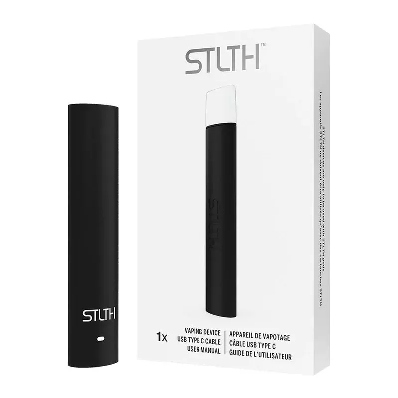 STLTH Type-C Vape Device Kit – Rubberized - Type-C Black, Type-C Grey