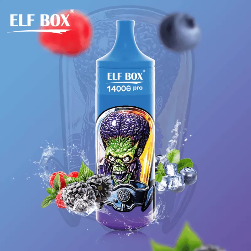 ELF BOX RGB14000 Pro Puffs | 0%-5% strength, LED display, bulk disposable vape - Aiviouvapes - Image 2