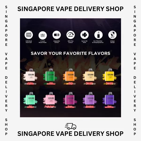 Geekbar 911 GT 16000 Puffs - Cartridge Only / Strawberry Watermelon - Image 2