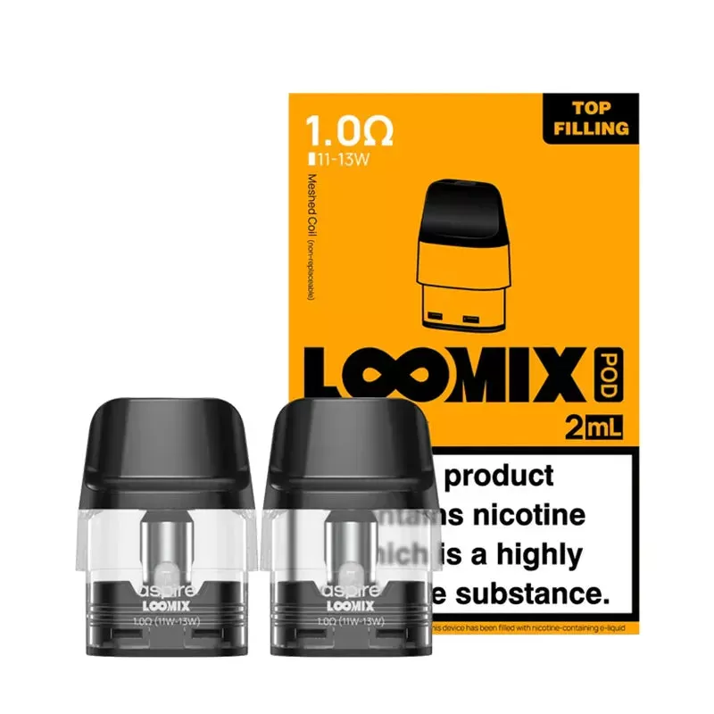 Aspire Loomix Replacement Pods - 0.4 Ohm, 0.6 Ohm - Image 2