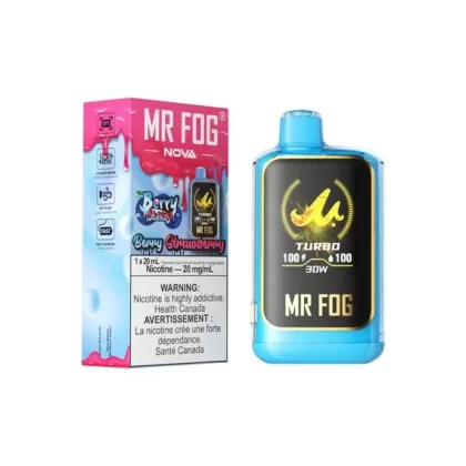 Berry Steezy Strawberry Mr Fog Nova 36K Disposable Vape(NEW)