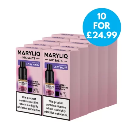 Box Of 10 – MaryLiq by Lost Mary E-Liquid 10mg (1%) - Vape Co