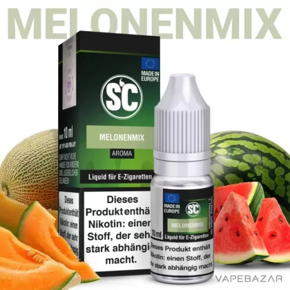 SC Liquid – Melonenmix - Nikotinfrei, 18mg/ml
