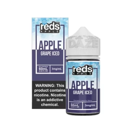 7 Daze – Grape Iced by Reds Apple 60mL - Vapebazaar Pk