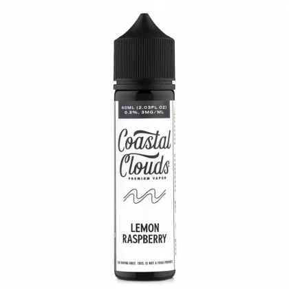 Coastal Clouds – Lemon Raspberry 60mL Pre-Steeped Vape Juice