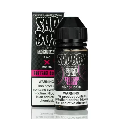 Sadboy TFN E-liquid - Custard Cookie - 100ml - 3mg