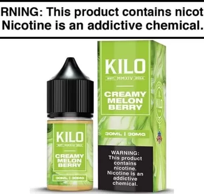 Creamy Melon Berry by KILO Salt Nic 30ML - Vape Product, Vape Product (9D5C8E)