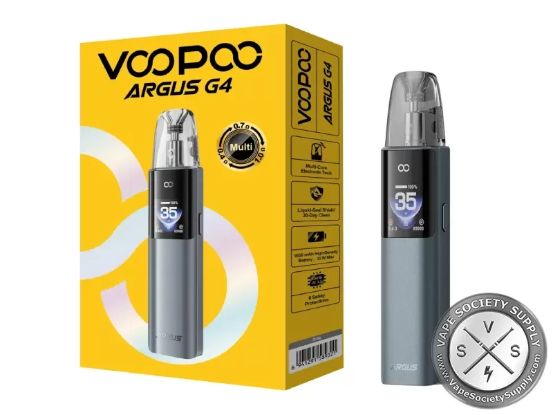 VooPoo ARGUS G4 Pod System - Black, Blue - Image 2