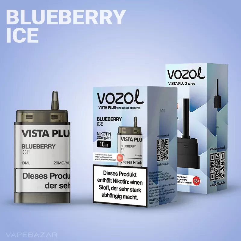 Vozol Vista Plug EZ Pod Set – Blueberry Ice - Image 2