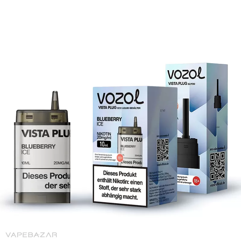 Vozol Vista Plug EZ Pod Set – Blueberry Ice - Image 3