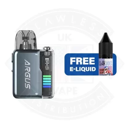 Voopoo Argus P2 Vape Kit - Color#Matte Black>Tiitanium Gray>Emerald Green>Pearl White>Crystal Pink>Violet Purple>Neon Blue