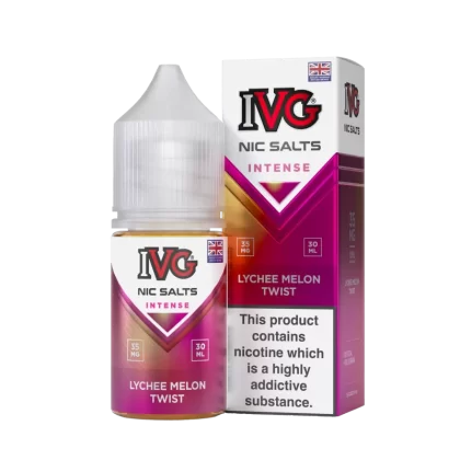 IVG Nic Salt Intense – Lychee Melon Twist 30ml (35/55 Mg) - Vape Product, Vape Product
