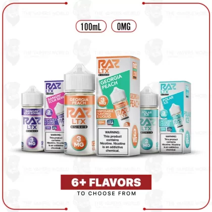 Pod Juice X Raz LTX Tobacco Free Nicotine 100ML E-Juice 0MG - Thevapersworld