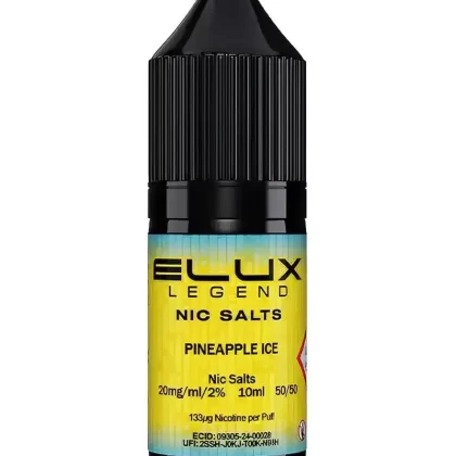 Elux Legend Pineapple Ice Nic Salt Vape Juice - 5mg