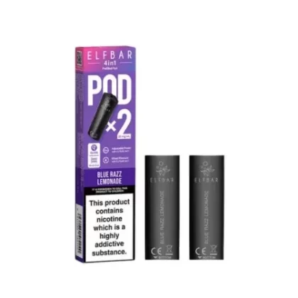 ElfBar 4 in 1 Pre Filled Pods – Blue Razz Lemonade