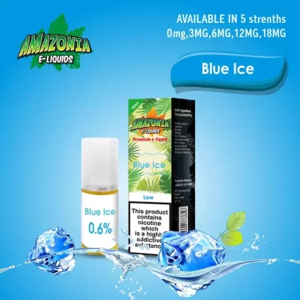 Blue Ice 50/50 E-Liquid 10ml By Amazonia