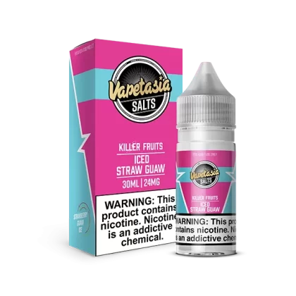 Vapetasia Killer Fruits Salt Iced Straw Guaw eJuice - Vape Product; Vape Product, Vape Product (FC2DD0)
