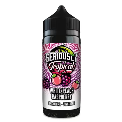 Seriously Fruity White Peach Raspberry 100ml Short Fill E Liquid - Vapourdays Co