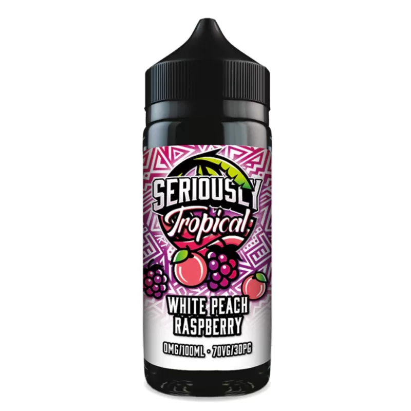 Seriously Fruity White Peach Raspberry 100ml Short Fill E Liquid - Vapourdays Co