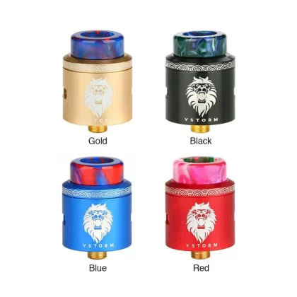 Vapor Storm Lion RDA Atomizer - Gold