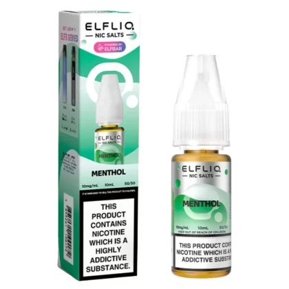 Menthol Nic Salt E-Liquid by Elf Bar Elfliq (10ml)