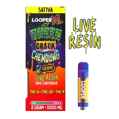 Looper XL Cartridge 2g: Green Crack X Chemdawg