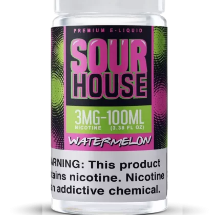 Watermelon by Sour House 100ml - Strength#0MG>3MG>6MG