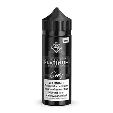 Silver Back E-Liquid | Platinum Series | Cody - Nicotine#0mg>3mg>6mg (209998)
