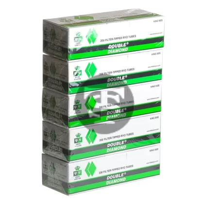 Double Diamond Filter Tubes King Size Menthol 5 Cartons of 200 - Ejuicewarehouse