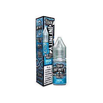 Doozy Infinity Salts Blue Razz Mojito Nic Salt E-Liquid - Nicotine Strength#20mg>10mg>5mg (4D813D)