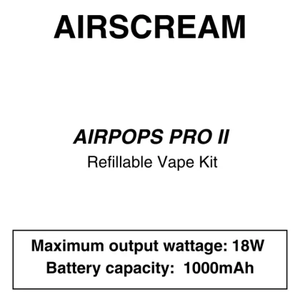 AIRSCREAM AirsPops Pro II