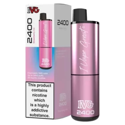 IVG 2400 Disposable Vape – Strawberry Ice