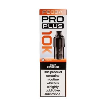 Fizzy Orange Ice Plus 10K Prefilled Pod + Refill by Feoba