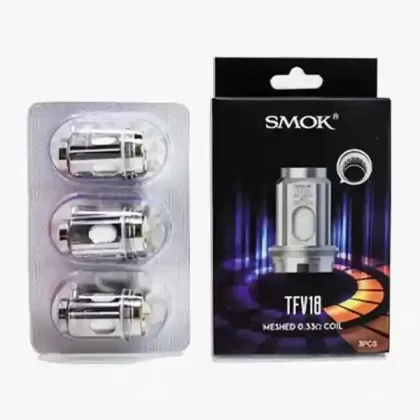 SMOK TFV18 Replacement Coils - TVF18 0.33-ohm Meshed